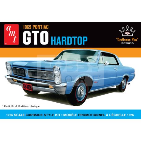 AMT 1965 PONTIAC GTO HARDTOP CRAFTSMAN PLUS 1:25 autó makett AMT1410