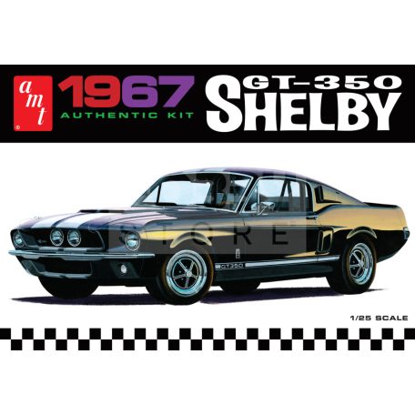 AMT 1967 Shelby GT350 – White 1:25 autó makett AMT800