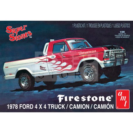 AMT 1978 Ford Pickup “Firestone Super Stones” 1:25 autó makett AMT858