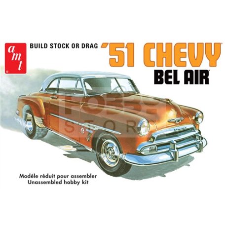 AMT 1951 Chevy Bel Air 1:25 autó makett AMT862