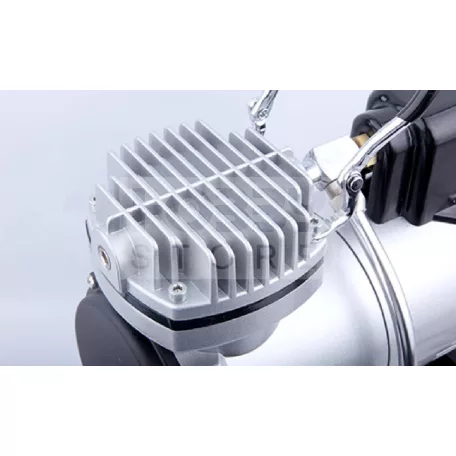 Chromax Airbrush mini compressor with air reservoir- Mini csendes - egyhengeres levegőtartályos (3L) airbrush kompresszor AS-186S