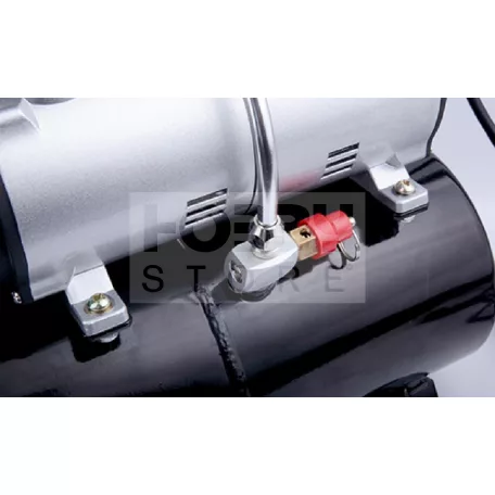 Chromax Airbrush mini compressor with air reservoir- Mini csendes - egyhengeres levegőtartályos (3L) airbrush kompresszor AS-186S
