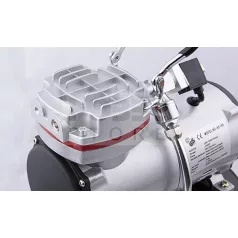   Chromax Airbrush mini compressor with air reservoir- Mini csendes - egyhengeres levegőtartályos (3L) airbrush kompresszor AS-189