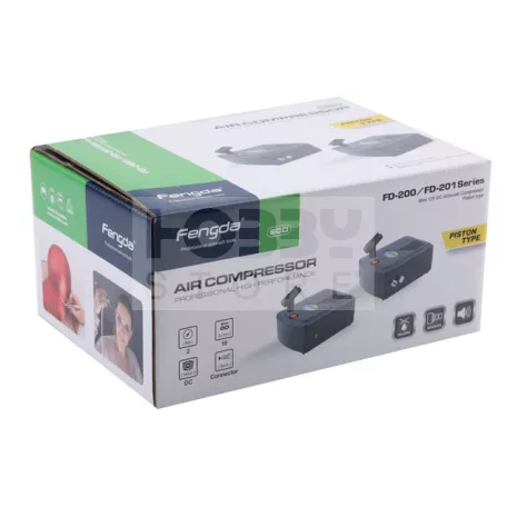Fengda Mini airbrush kompresszor - Portable mini Airbrush compressor AS-200B