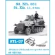 Friulmodel Tracks for SdKfz 251 Halftrack - Sd.Kfz.251 féllánctalpas – fém lánctalpkészlet