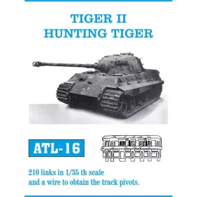   Friulmodel Tracks for Tiger II - Tiger II / Jagdtiger – fém lánctalpkészlet