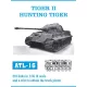 Friulmodel Tracks for Tiger II - Tiger II / Jagdtiger – fém lánctalpkészlet