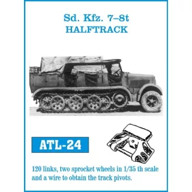   Friulmodel Tracks for SdKfz. 7 - Sd.Kfz.7 8 t féllánctalpas – fém lánctalpkészlet