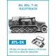 Friulmodel Tracks for SdKfz. 7 - Sd.Kfz.7 8 t féllánctalpas – fém lánctalpkészlet