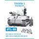 Friulmodel Tracks for Tiger I Transport - szállítólánctalp – fém lánctalpkészlet