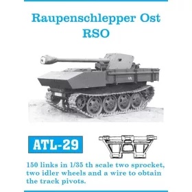   Friulmodel Tracks for RSO - Raupenschlepper Ost (RSO) – fém lánctalpkészlet