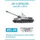 Friulmodel Tracks for JS-III. JS-I. JS-II - IS-1 / IS-2 / IS-3 – fém lánctalpkészlet