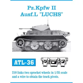   Friulmodel Tracks for Pz.II Ausf.L Luchs - Pz.Kpfw.II Ausf.L Luchs – fém lánctalpkészlet