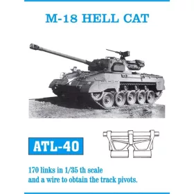Friulmodel Tracks for M-18 Hellcat - fém lánctalpkészlet
