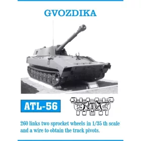 Friulmodel Tracks for Gvozdika - fém lánctalpkészlet