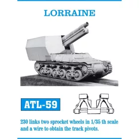 Friulmodel Tracks for Lorraine - fém lánctalpkészlet