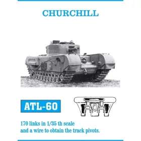 Friulmodel Tracks for Churchill - fém lánctalpkészlet