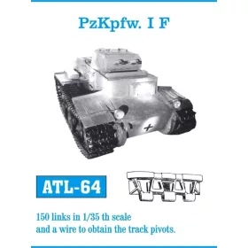 Friulmodel Tracks for PzKpfw. I F - fém lánctalpkészlet