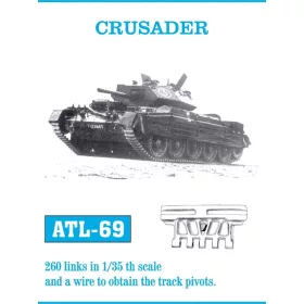 Friulmodel Tracks for Crusader - fém lánctalpkészlet