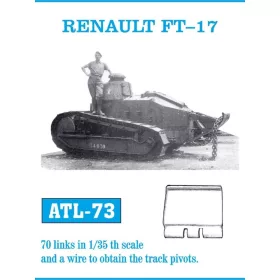 Friulmodel Tracks for Renault FT-17 - fém lánctalpkészlet