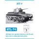 Friulmodel Tracks for BT-7 - fém lánctalpkészlet