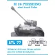 Friulmodel Tracks for M 26 Pershing Steel Track - M 26 Pershing acél lánctalptípus – fém lánctalpkészlet