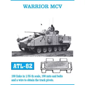 Friulmodel Tracks for Warrior MCV - fém lánctalpkészlet