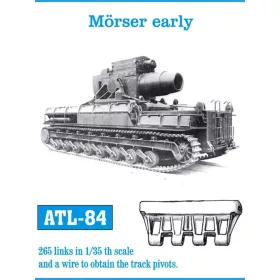   Friulmodel Tracks for Mörser frühe Version - Mörser, korai változat – fém lánctalpkészlet