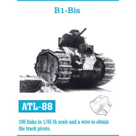 Friulmodel Tracks for B1-Bis - fém lánctalpkészlet