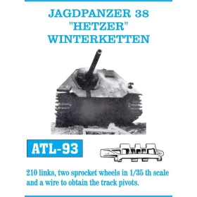   Friulmodel Tracks for Jagdpanzer 38 Hetzer Winterketten Winterketten - Winterketten téli lánctalp – fém lánctalpkészlet