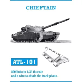   Friulmodel Tracks for Chieftain Einzelkettenglieder - Chieftain egyenkénti láncszemek – fém lánctalpkészlet