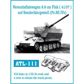   Friulmodel Tracks for Panzerfähre (PzF.) - Pz.Sfl.IVc 8,8 cm Flak 41/37 különleges alváz – fém lánctalpkészlet