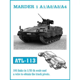   Friulmodel Tracks for MARDER 1 A1/A2/A3/A4 - fém lánctalpkészlet