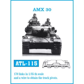 Friulmodel Tracks for AMX-30 - fém lánctalpkészlet