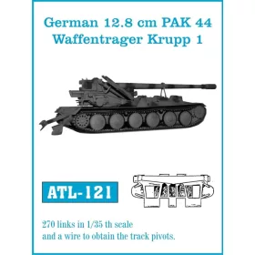   Friulmodel Tracks for German 12.8 cm PAK 44 Waffentrager Krupp 1 - német 12,8 cm PaK 44 / Waffenträger Krupp 1 – fém lánctalpkészlet