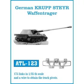   Friulmodel Tracks for German KRUPP STEYR Waffentrager - fém lánctalpkészlet