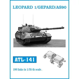   Friulmodel Tracks for LEOPARD 1/GEPARD/AS90 - fém lánctalpkészlet