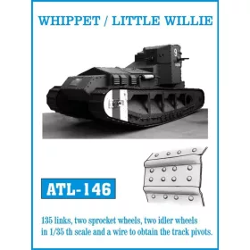   Friulmodel Tracks for WHIPPET /LITTLE WILLIE - fém lánctalpkészlet
