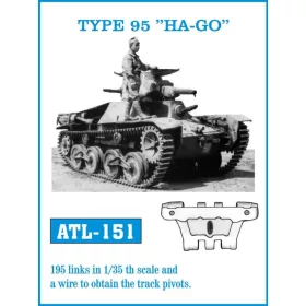   Friulmodel Tracks for TYPE 95 "HA-GO - fém lánctalpkészlet