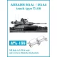 Friulmodel Tracks for ABRAMS M1A1 / M1A2 track type T158 - M1A1 / M1A2 Abrams – T158 típus – fém lánctalpkészlet