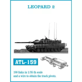   Friulmodel Tracks for LEOPARD 2 / Strv 103C - fém lánctalpkészlet
