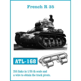   Friulmodel Tracks for French R 35 - francia R35 – fém lánctalpkészlet