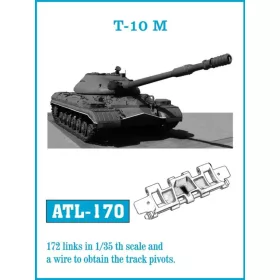 Friulmodel Tracks for T-10 M - fém lánctalpkészlet