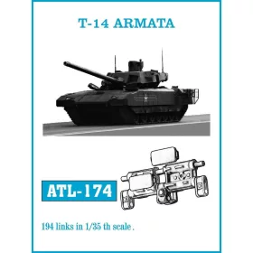 Friulmodel Tracks for T-14 ARMATA - fém lánctalpkészlet