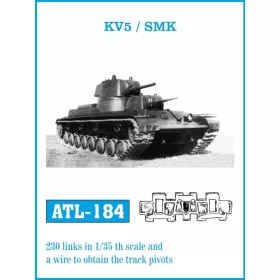   Friulmodel Tracks for KV 5 / SMK25.25 - fém lánctalpkészlet