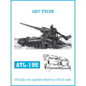 Friulmodel Tracks for 2S7 PION - fém lánctalpkészlet