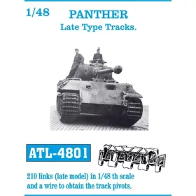   Friulmodel Panther, késői lánctalptípus – fém lánctalpkészlet