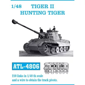   Friulmodel Tracks for Tiger II Hunting - Tiger II / Jagdtiger – fém lánctalpkészlet