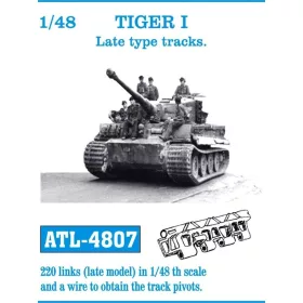   Friulmodel Tracks for Tiger I Late type - Tiger I, késői lánctalptípus – fém lánctalpkészlet