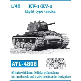   Friulmodel Tracks for KV-1 / KV-2 Light type - KV-1 / KV-2, könnyített lánctalptípus – fém lánctalpkészlet